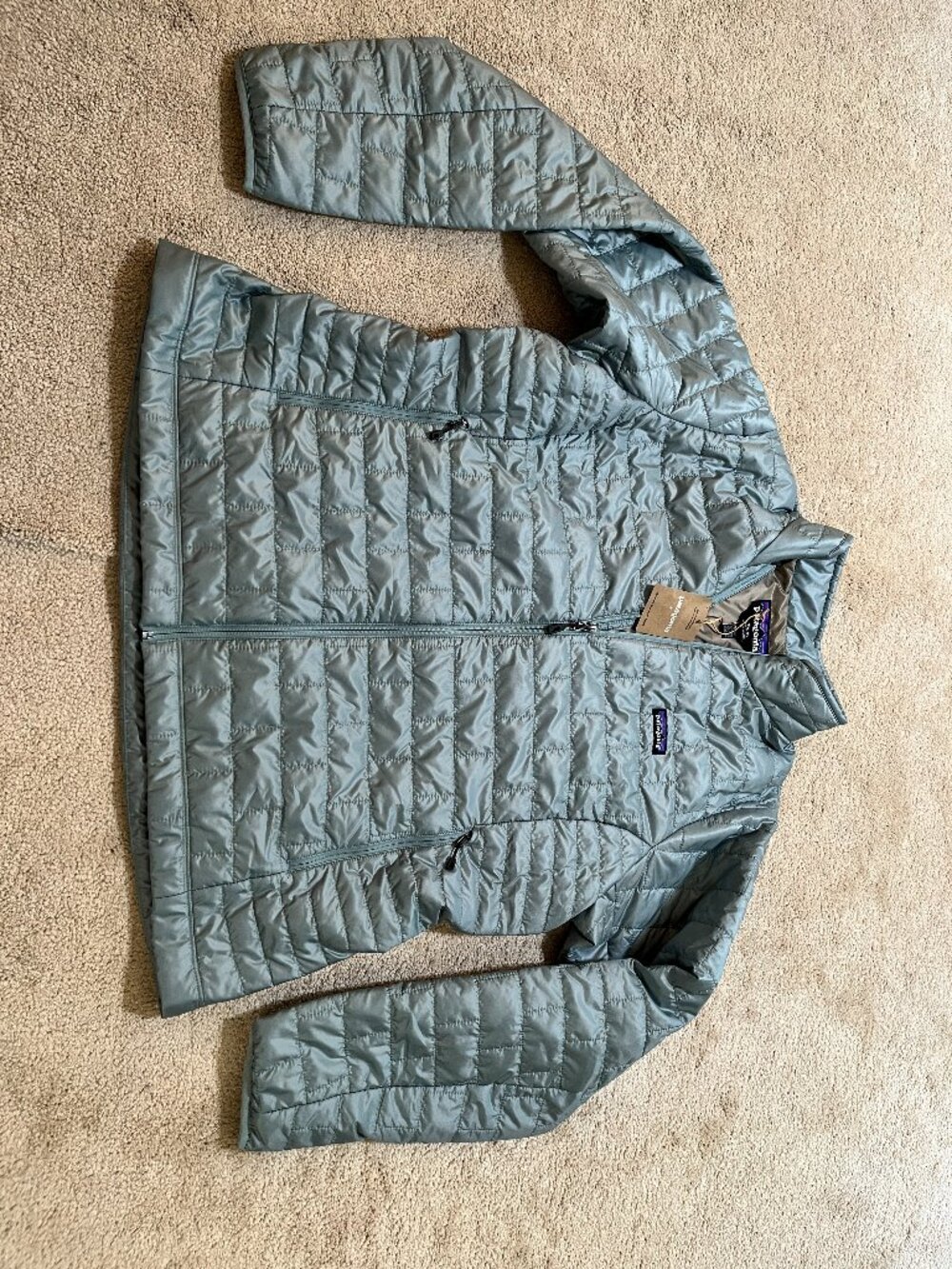 New Women's Patagonia Nano Puff Jacket 84217 Insulation Thermal Blue XXL